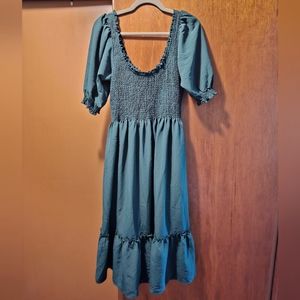 Hill House Louisa Nap Dress in Botanical Garden Crepe